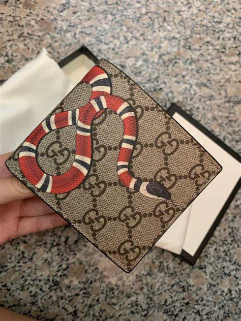 fake gucci belt snake|gucci kingsnake wallet black.